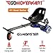 Produktbild GoHoverkart Offizielles Monster, Federn und Hoverkart, Schwarz, Schwarz