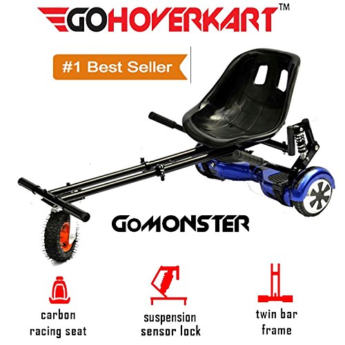 Preisvergleich Produktbild GoHoverkart Offizielles Monster, Federn und Hoverkart, Schwarz, Schwarz