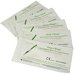 20 x ONE STEP Highly Sensitive 20mIU Ovulation / Fertility Strip Tests (Wide Width). These are identical to what we supply to the NHS and reproductive medicine centers worldwide. by One Step