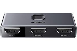 Baseus HUB Matrix HDMI Switcher (2in1 Or 1in2) Space Gray (CAHUB-BC0G