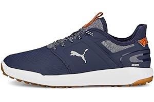 Puma Men's Sports Golf Shoe, Navy Silver, 29.0 cm