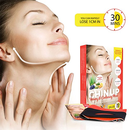 Facelift no Needles Amazing 30 Min Results Includes Cream and Chin up Mask