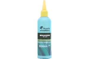 head & shoulders DermaXPro - Relajación instantánea del cuero cabelludo de 145 ml con extracto de aloe vera y complejo de ceramida; alivia inmediatamente la picazón del cuero cabelludo e hidrata; se