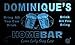 Produktbild p758-b Dominique's Home Bar Beer Family Last Name Neon Light Sign Barlicht Neonlicht Lichtwerbung
