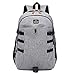 Produktbild YINGENG Canvas-Rucksack Laptop-Rucksack Schulrucksack Studentenrucksack Herren-Arbeitsrucksack für den Business-Campus des Alltags