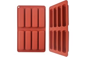 ionEgg 2 vassoi in silicone per cubetti di ghiaccio, burro, bastoncini lunghi per cubetti di ghiaccio per cocktail e bevande fredde