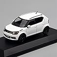 RCESSD scale car model 1/43 For Suzuki Ignis High Simulation Alloy Finished Car Die-casting Mini Car Display Decoration collect vehicles (Color : White)