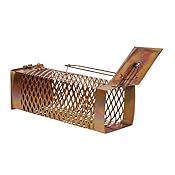 Kriwin Sahaya Iron Rodent Trap/Cage ( D) To Capture Live Rat No Kill