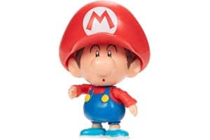 Super Mario World of Nintendo - Mini personaggio di Baby Mario, 6,3 cm