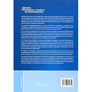 Gestión administrativa y comercial en restauración