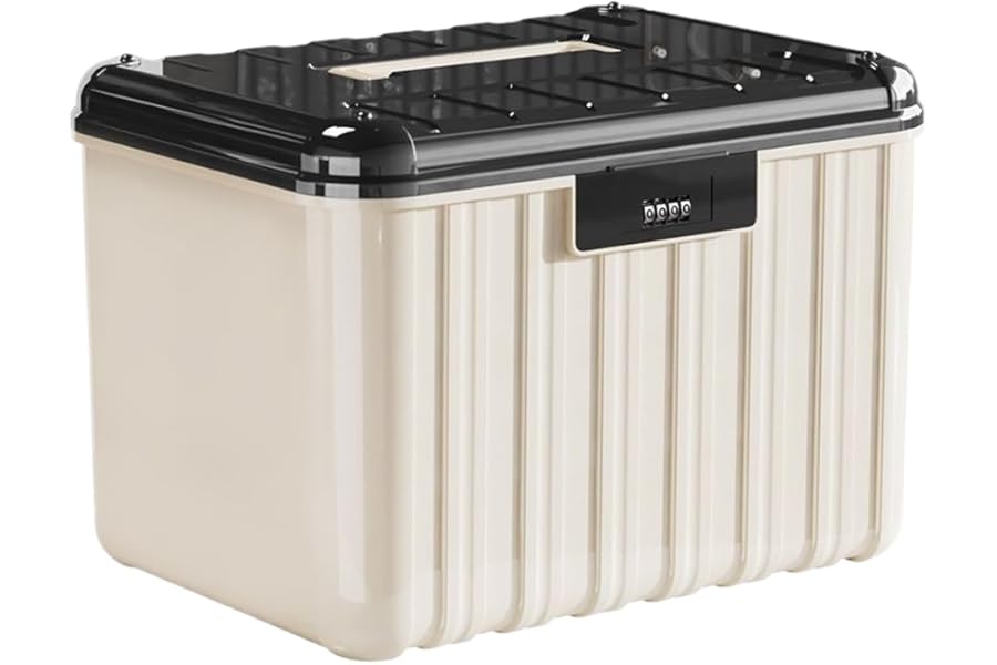 Generisch Lockable Storage Box - Personal Items Container, Secure Storage Container with 4 Digit Combination Lock