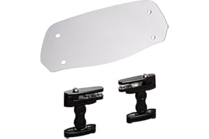 Puig 6319H Visière Multi-Adjustable Clip-on, Fumé Claire