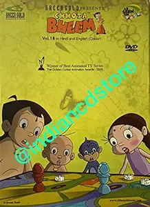 Chhota Bheem Series Vol.18 (Hindi ,English Kids Cartoon Dvd)