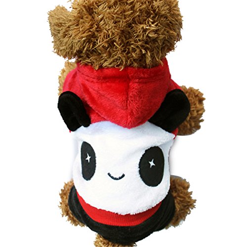Preisvergleich Produktbild Legendog Hundehoodie Haustier Kostüm Kreativer Panda Winter Hundeweatshirt Hundekleid