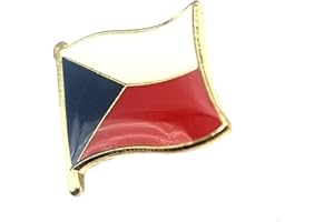 SNS COMPONENTS Czechy Czechosłowacja metalowa emalia flaga państwa przypinka odznaka, Metal
