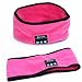 Produktbild Haosen Outdoor Bluetooth Stirnband mit Wireless-Kopfhörer Headset Kopfhörer Stereo-Lautsprecher Sport-Fitness Bluetooth Kopftuch für iPhone Android Handys (Rote)