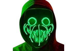DONY Huggy MáScara De Halloween Wuggy, MáScara De Terror Led, 3 Efectos De Luz, MáScara De Halloween Universal, Adecuado Para Halloween, Carnaval, DíA Del NiñO, Mascarada, Cosplay