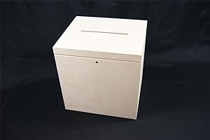 DECOCRAFT (P29/30) LOCKABLE PLAIN WOOD WOODEN BOX DECOUPAGE WEDDING CARDS 29 x 25 x 30 cm (P29/30) o