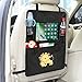 Produktbild Auto Rückenlehnenschutz– Intipal Rücksitztasche Rücksitz Organizer Rückenlehnentasche mit iPad-Fach Wasserdicht 1 Stück (Löwe)