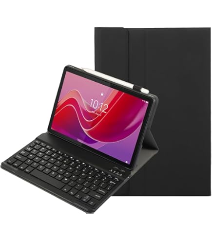 Étui Clavier Pour Samsung Galaxy Tab A9 8,7 Pouces 2023 (SM-X110/X115/X117), Keyboard QWERTY Magnétique Avec Pavé Tactile Bluetooth Avec Porte-Stylo Et Housse Tablette, Violet Clair Avec Touchpad