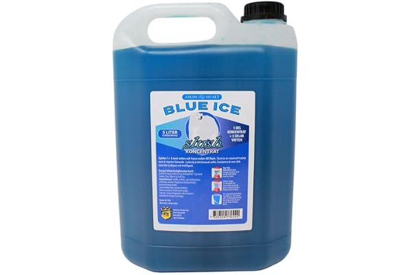 Blue Ice-Slushkonzentrat 5 L | Mischungsverhältnis 1:5 | Slush-Eis | Crush-Eis | Wassereis