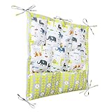 Kinderbett Hängeorganizer, Kinderzimmer hängende Aufbewahrung Windeln Organizer praktische Ordnungssysteme Süß Karikatur 50*60cm - 3