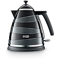 De'Longhi Avvolta Kettle, anti-scale filter, 1.7 Liters, 360° swivel base, KBA3001.BK, Black