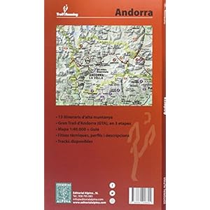 Andorra Trail Running + guía. 13 itineraris. Escala 1:40.000. Editorial Alpina.