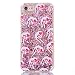 Produktbild iPhone 7 Hülle, Chreey [Sexy Lippe] Glitzer Pailletten Flüssig Treibsand Transparent Handyhülle Schutzhülle Hart Schale Gel TPU Silikon Bumper Case Weiche Rand [Durchsichtig]