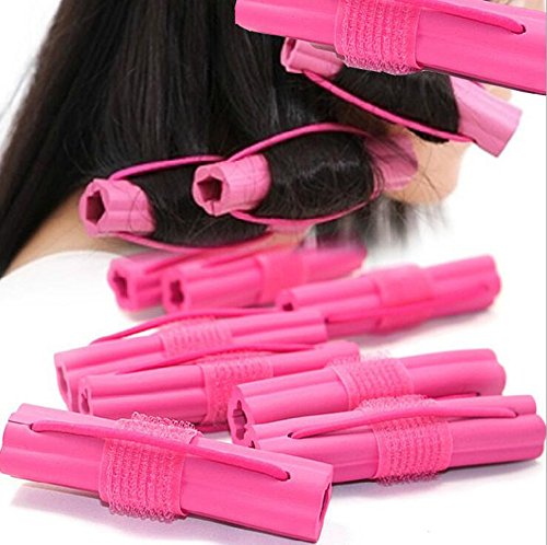 Lockenwickler, Haarklammern, Lockenstäbe DIY Curler Roller Lockenwickler Set Soft & Comfortable Hair Curlers Hair Curling Styling Twist Tool DIY Kosmetik Tools fur Weiblich, 6 Stück - 2
