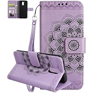 Motorola Moto G4 Play Hülle(5,0Zoll) Silikon,Roreikes® Flip PU Leder Case 3D Halbe Blume Design Handy Hülle Hochwertige Qualität Tasche Und Weich Schwarz TPU Stoßkasten Anti-Scratch Innenschale Bargeldtasche ID Card Slot Magnetverschluss Handytasche Mit Strap Portable Bookstyle Standfunktion Retro Slim Fit Wallet Cover Stoßfest Schale Schutz Für Motorola Moto G4 Play 5,0 Zoll-Lila