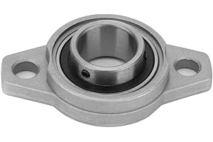 Keenso Rhombisches Flanschlager, KFL006 30mm selbstausrichtendes Zinklegierung Rhombisches Flanschlager für Lebensmittelmaschinen, pharmazeutische Maschinen, Förderanlagen