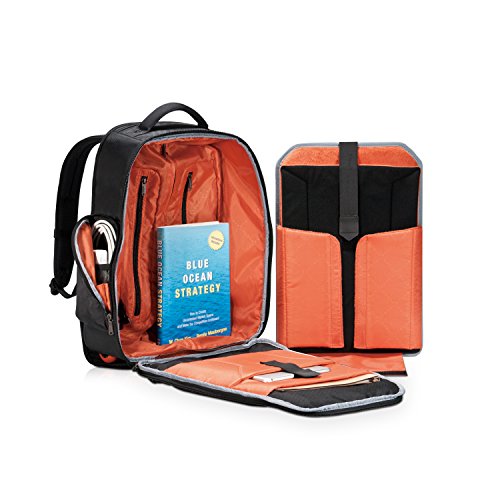 Everki Atlas     Laptop Rucksack auf Rollen   Rucksack Trolley f  r Notebooks von 13 bis 17 3 Zoll  33     43 9 cm  mit durchdachtem F  cher-Konzept u