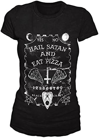 Blackcraft Cult Hail Satan &amp; Eat Pizza Tee M