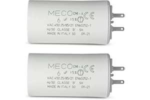STEYCO Condensateur 6 µF Spécial volet roulant SOMFY à petites cosses 2,8mm - GARANTIE 1 an (2)