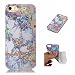 Produktbild iPhone 5S / iPhone SE / iPhone 5 Handy Hülle mit Marmor Muster, Docrax Handyhülle Silikon Stoßfest Kratzfest Schutzhülle Bumper Case für Apple iPhone5S / iPhoneSE / iPhone5 - DOYHU42894 Gold