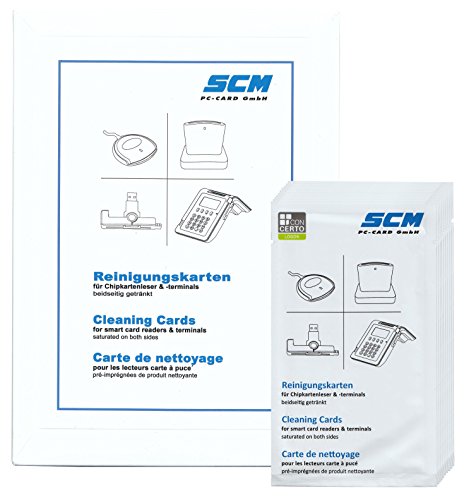 SCR Card Cleaning Kit 10er Pack – Reinigungskarten für Kartenleser / auch Chipdrive - 4