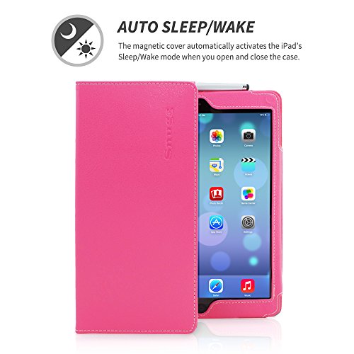 iPad Air und New iPad 2017 9.7″ Hülle (Pink), Snugg – Smart Case mit lebenslanger Garantie + Sleep / Wake Funktion - 2