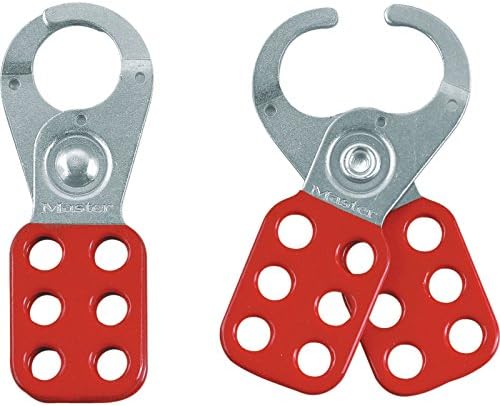 Advanced MasterLock 25mm Steel Lockout Hasp Red [Pack of 1] --