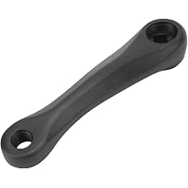 Manivelle De Vélo Carré 165 Mm - Pour Trou Carré Horizontal, Noir, Compatible Vélo électrique Et Pliant