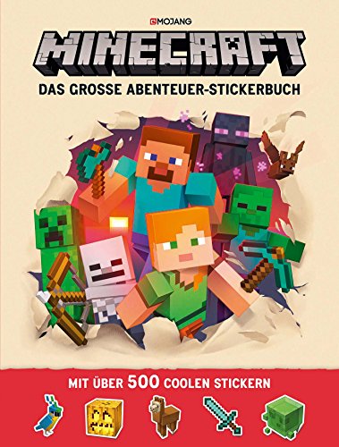 Preisvergleich Produktbild Minecraft, Das große Abenteuer-Stickerbuch