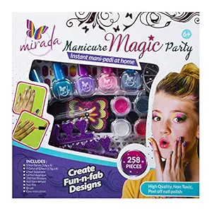 MIRADA - Manicure Magic Party kit Beauty Salon Different Colored Attractive Cute Nail Art Kit for Girls