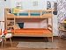 Produktbild Etagenbett für Erwachsene "Easy Möbel" K11/n, Kopf- und Fußteil mit Löchern, Buche Vollholz massiv Natur - Maße: 90 x 190 cm, teilbar