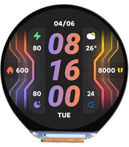 Jingcai ESP32-2424S012C-I - 1.28 Inch IPS Display 240*240 Pixels Met Capacitief Touchscreen Esp32 C3