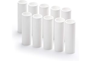 ORION LIGHTSTYLE 10x portacandele 85 mm ø 26 mm plastica liscia bianca per portalampada lampadario lampadario portalampada portalampada portalampada