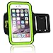 Produktbild Running Armband für iPhone 6/6s/5 & Samsung Galaxy S7/S6/S5. Sportarmband Telefon Handyhalter Case für Workout, Joggen & Fitness (Kleine 23cm - 53cm Mittel Arme)