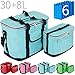 Produktbild MABAMAHO Kühltaschen-Set Ibiza 30+8 Liter mit 6 Kühlakkus für Picknick, Grillen, Wandern, Ausflüge, Urlaub