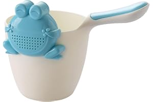 ZUNISHAONE Tasse de bain pour rincer bébé - Seau de rinçage anti-éclaboussures | Tasse de douche pour bébé, accessoire de bain avec poignée ergonomique, idéal pour le lavage des cheveux et le bain des nourrisson