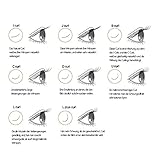 Blink Gemischt Mink für Wimpernverlängerung D Curl Dicke 0.20mm Länge 7~14mm (DX0.20) - 3