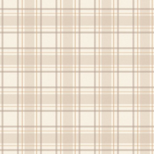 Price comparison product image Tartan Wallpaper Neutral / Beige / Cream (ILW980024)